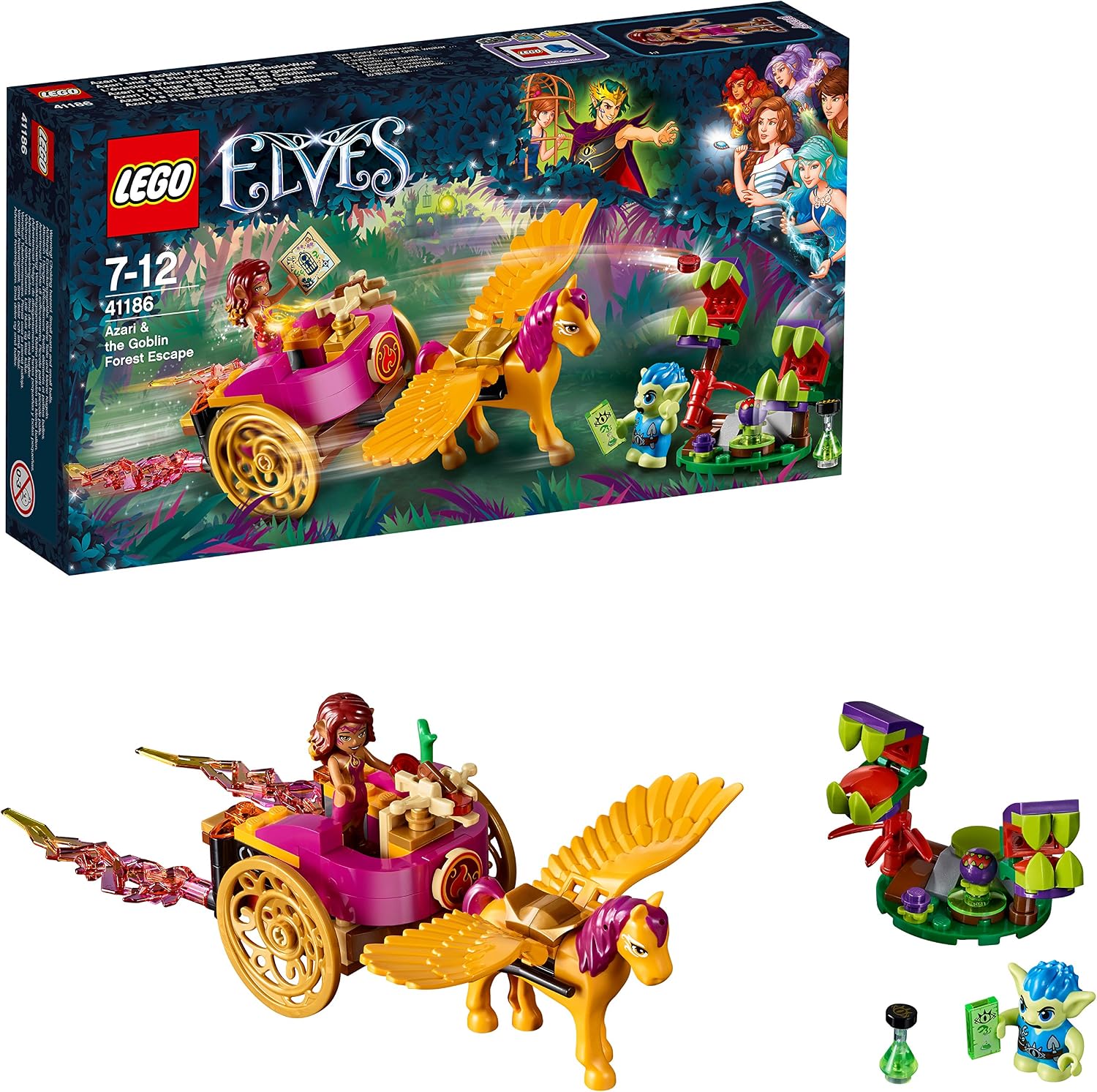 LEGO Elves 41186 - Azari e la Fuga dalla Foresta dei Goblin