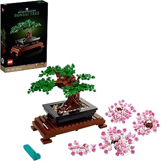 LEGO Botanicals Albero Bonsai - Kit di Piante Artificiali, Modellino da Costruire di Alberello con Vaso - Decorazione per la Casa Fai da Te - Idee Regalo per Adulti, Donna o Uomo - 10281