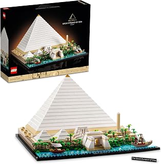 LEGO Architettura Grande Piramide di Giza Set 21058, Home Decor Model Building Kit, Creative DIY Activity, Famous Landmarks Collection