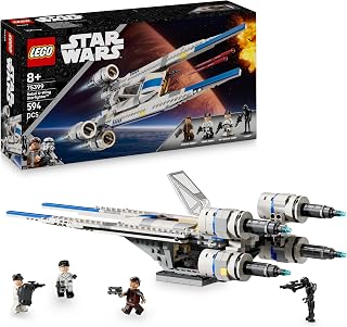 LEGO Star Wars 75399 U-Wing Starfighter Ribelle - Astronave Giocattolo da Costruire con Funzione Swing-Wing, 3 Minifigure e 1 Droide K-2SO - Regalo per Bambini da 8 Anni Fan della Stagione 2 di Andor