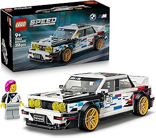LEGO Speed Champions BMW M3 (E30) - Macchina Giocattolo con Minifigure del Pilota da Collezione - Idea Regalo di Compleanno per Bambini da 9 Anni in su e per i Fan degli Sport Motoristici - 77263